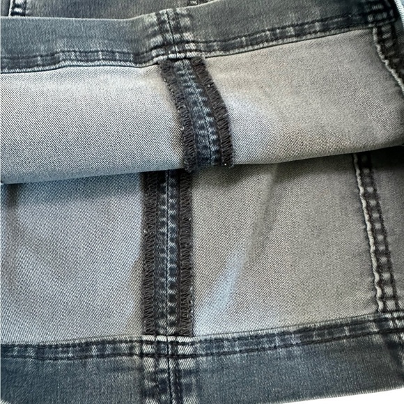 Free People Jean Mini Skirt Sz 4 - Picture 6 of 17